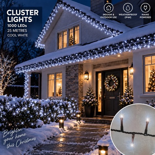1000 led cluster christmas - 1000,