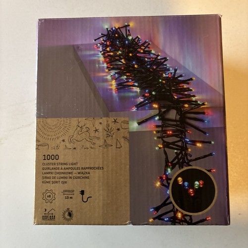 1000 cluster string lights