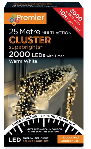 Premier decorations 2000 led - premier,