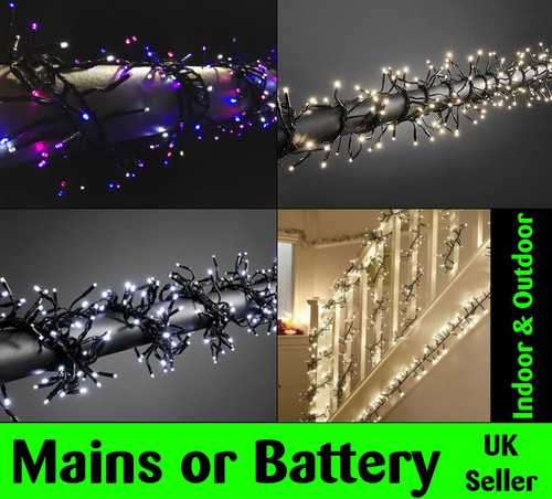Led cluster battery mains - led, battery/mains