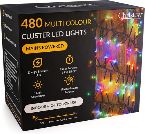 480 led cluster christmas - 480,
