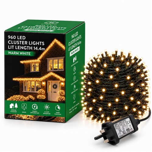 960 led christmas - tree, cluster