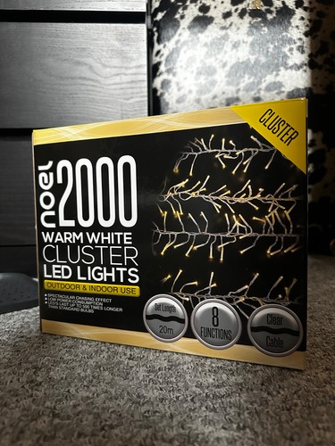 2000 warm white cluster led - 2000,