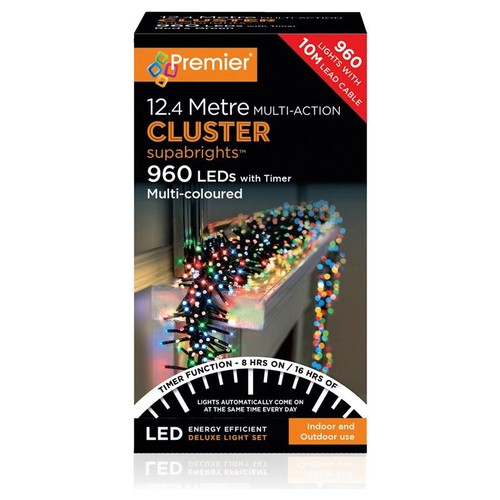 960 led christmas cluster - led,