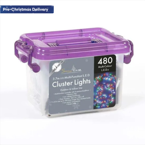 Snowtime cluster led christmas - cluster,