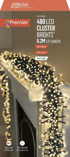 480 cluster lights - lights, white
