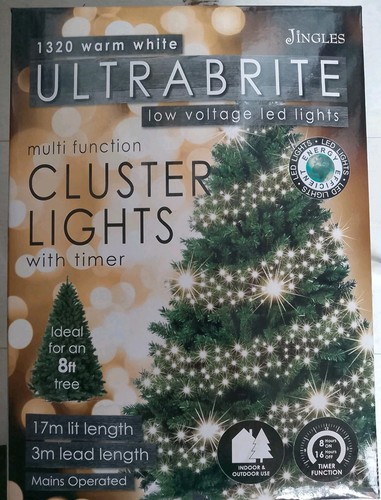 1320 cluster christmas lights - 1320,