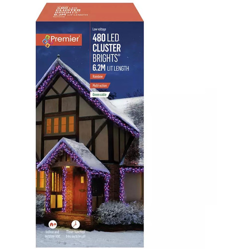 480 led cluster christmas - led,
